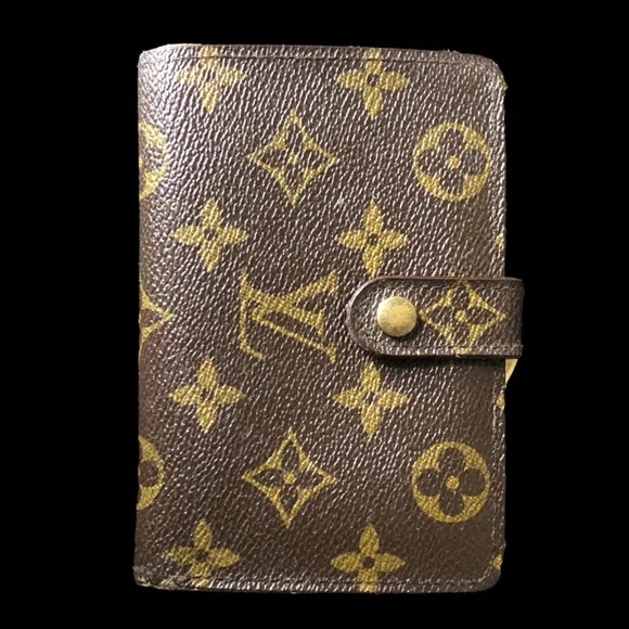 LOUIS VUITTON LV Monogram Porte Monnaie Viennois Bifold Kisslock Wallet AUTH - Picture 16 of 16
